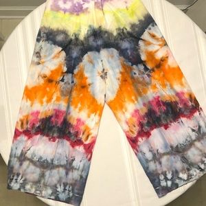 Women’s Culottes/Split Skirt- Custom Made Tie Dye by Dream